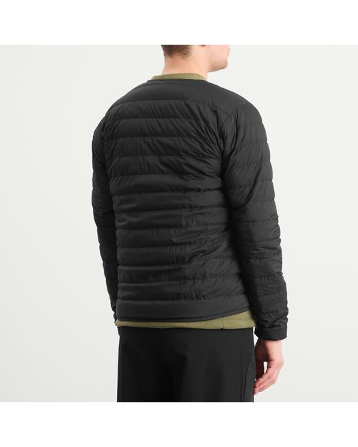 Montbell Black Superior Down Round Neck Jacket for men
