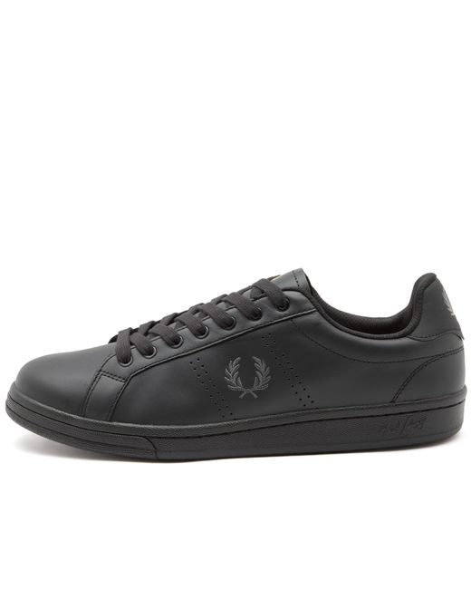 Fred Perry Black B721 Leather Sneakers for men
