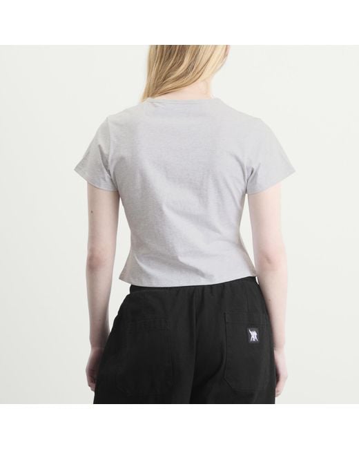 Dime Gray Fluff T-Shirt