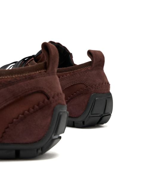 Simone Rocha Brown Ballerina Grip Sneakers