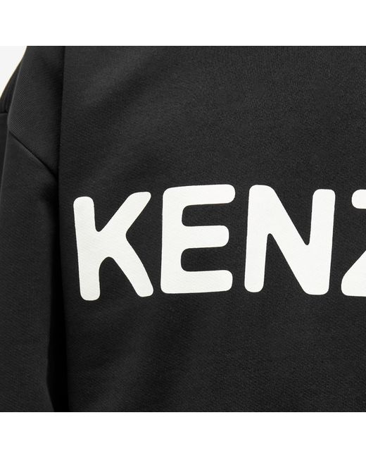 KENZO Black Crew Sweat for men