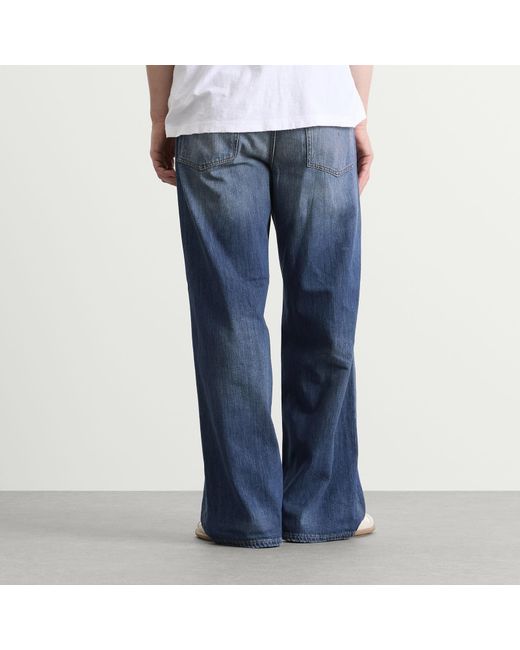 Acne Blue 1981 Trafalgar Wash Wide Leg Jeans for men