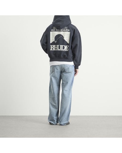 Rhude Blue Moonlight Pack Hoodie for men