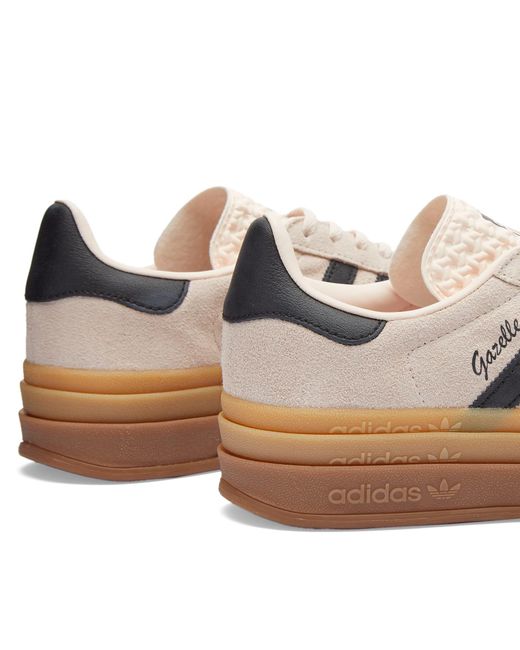 Adidas White Gazelle Bold Sneakers