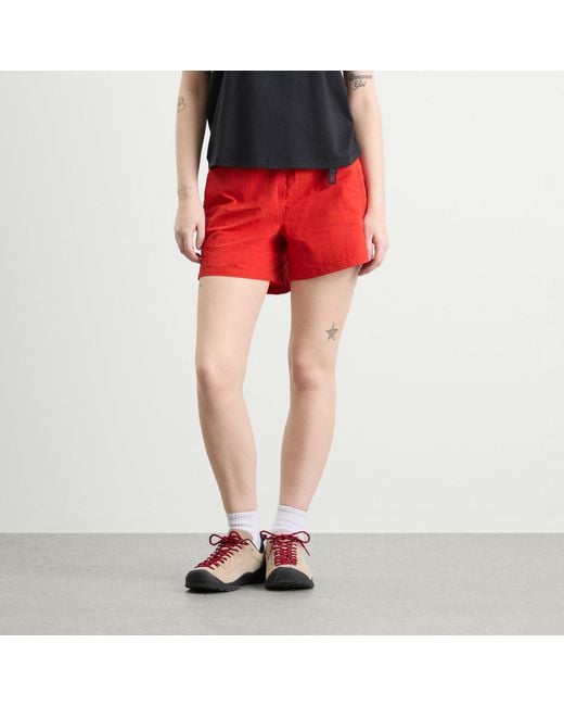 Gramicci Red Nylon Active Short