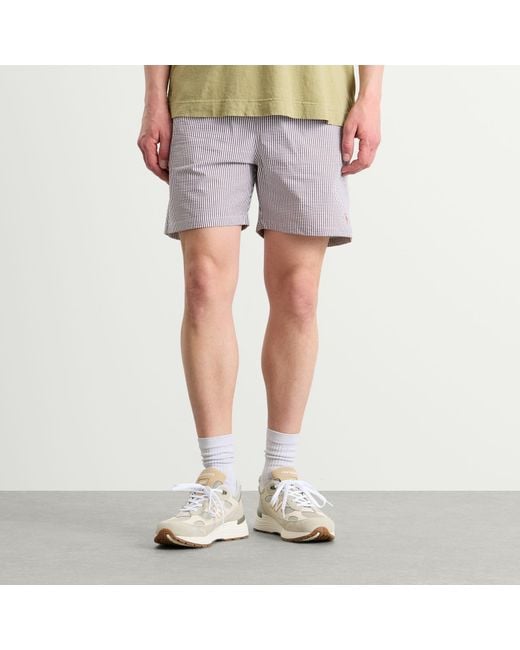 Polo Ralph Lauren Purple Stripe Traveler Swim Shorts for men