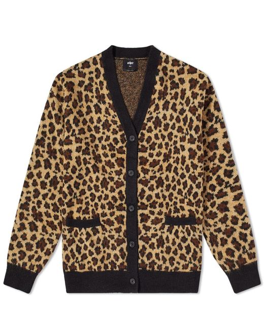 Other Brown Other Leopard Cardigan for men