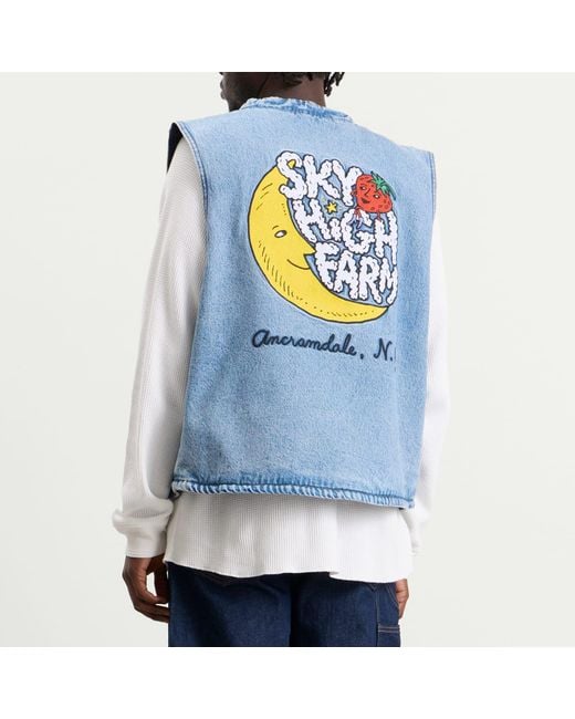Levi's Blue X Sky High Farm Universe Vest for men