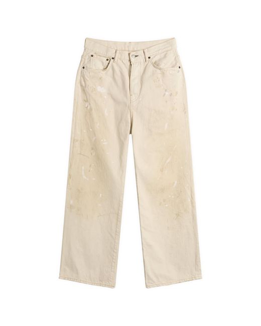 Acne Natural 2021 Trafalgar Wide Leg Jeans for men