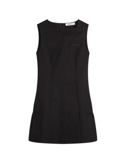 Peachy Den Black Audrey Mini Dress