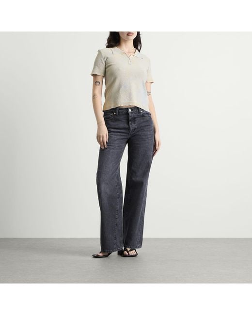 Maison Margiela White Stamped Cotton Polo