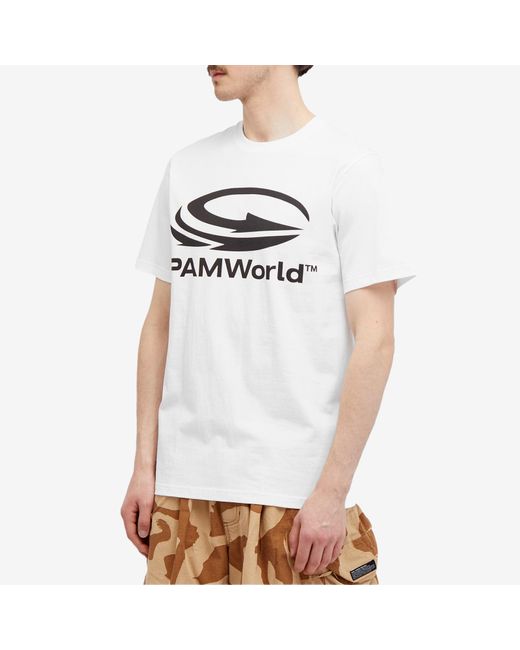 Pam White Logo T-Shirt for men