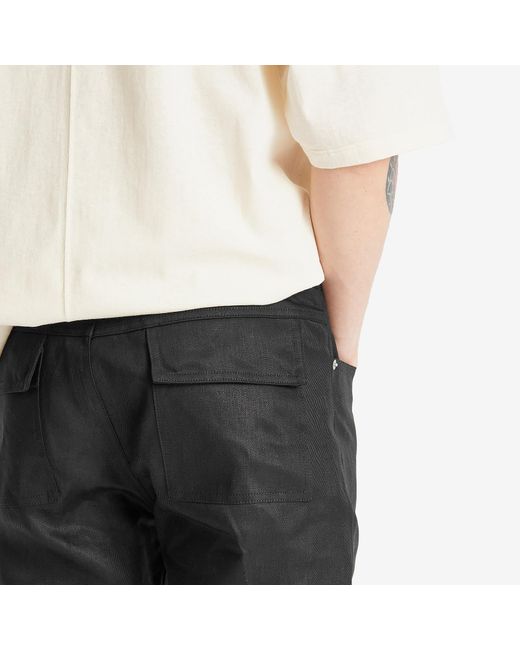 Rick Owens Gray Twill Headon Pants for men