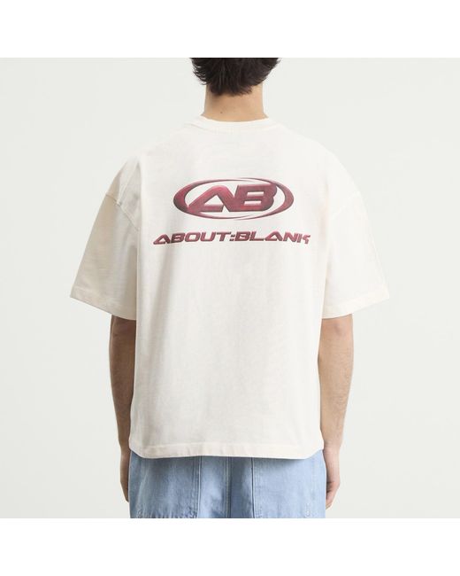 About Blank White Ab Sports T-Shirt for men