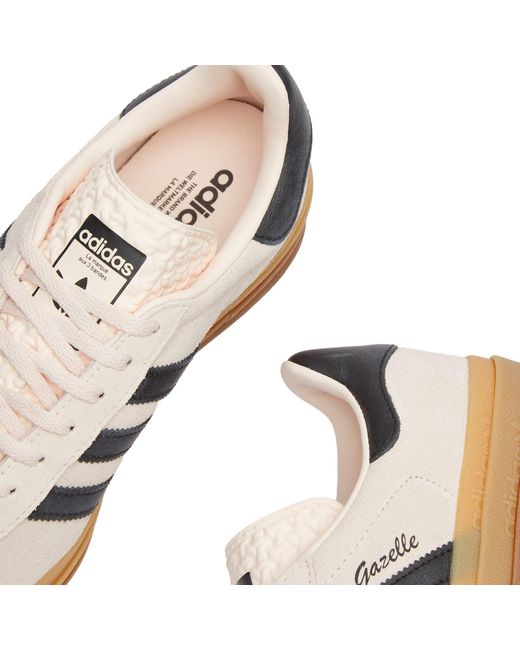 Adidas White Gazelle Bold Sneakers