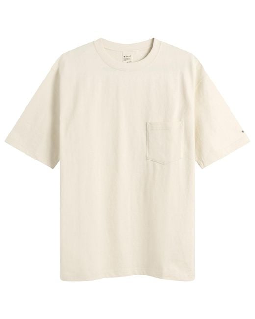 Snow Peak Natural Recycled Cotton T-Shirt for men