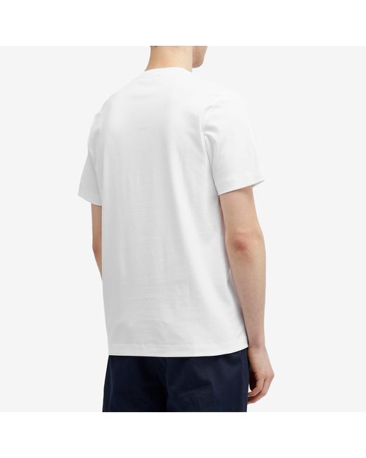 Norse Projects White Jakob Organic Interlock N Print T-Shirt for men