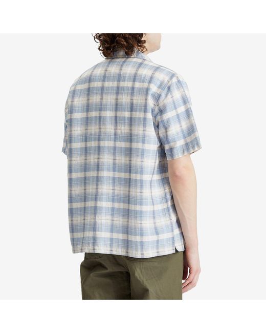 Folk Blue Gabe Short Sleeve Shirt for men