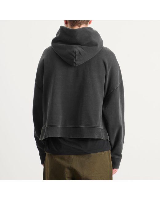 Entire studios Black Heavy Hoodie for men