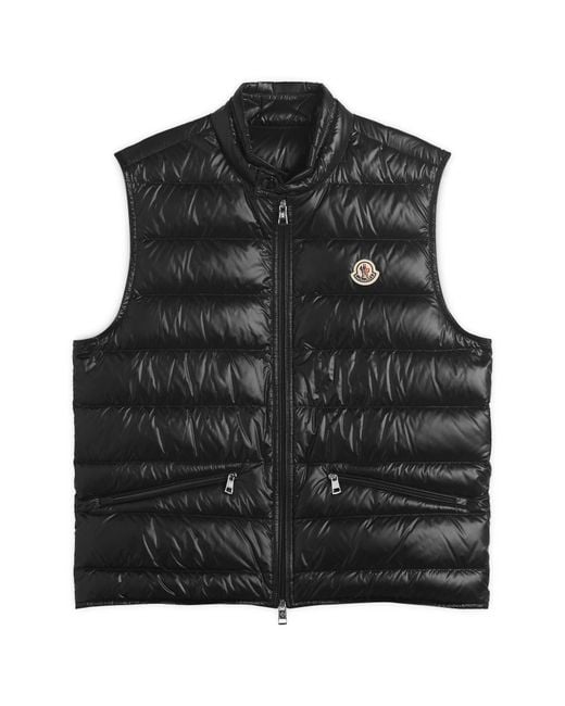 Moncler Black Gui Gilet for men