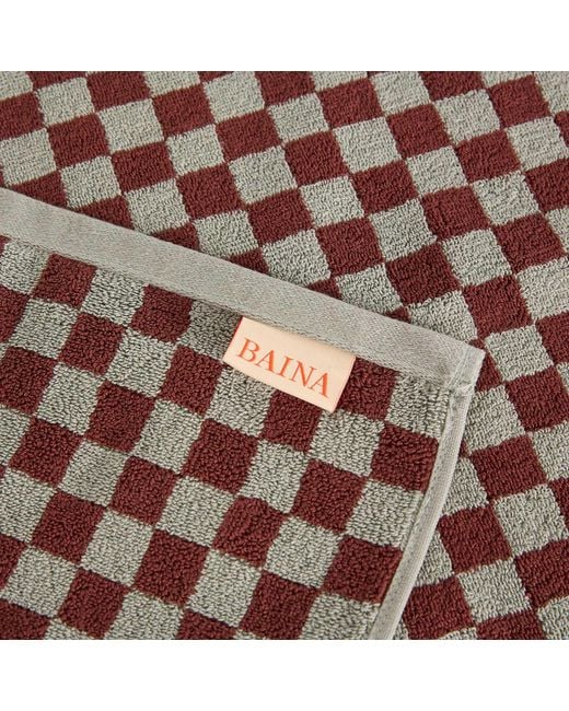 BAINA Brown Josephine Hand Towel