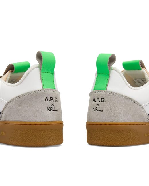 A.P.C. Green A.P.C X Natacha Ramsay Levi Saint Jean Sneakers for men
