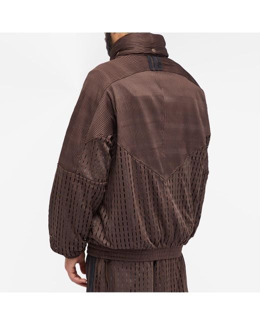 Adidas Brown X Sftm Hooded Track Jacket for men