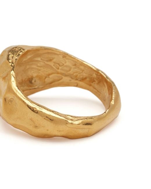 SIMUERO Metallic Sello Soye Ring