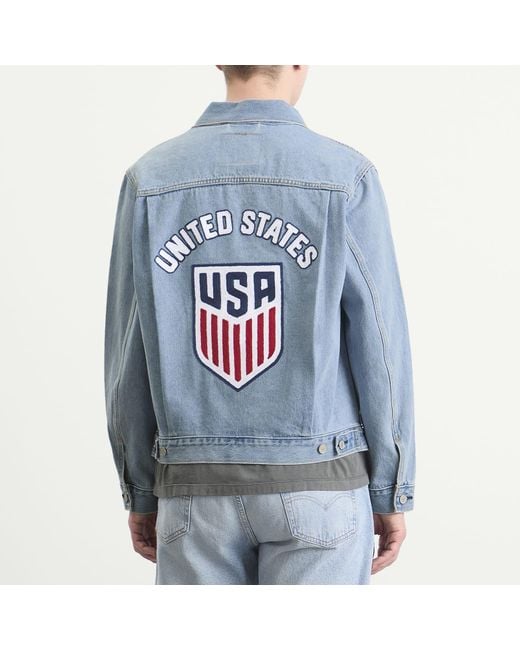 Levi's Blue Usa Type Ii Jacket for men