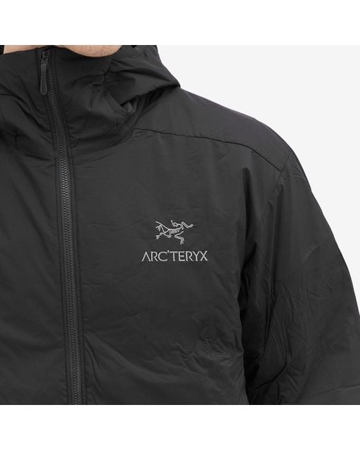 Arc'teryx Black Atom Hoodie Jacket for men