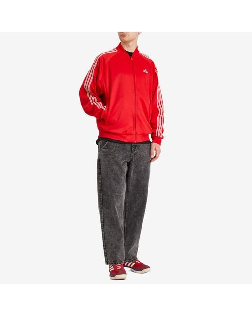 Adidas Red Track Top for men