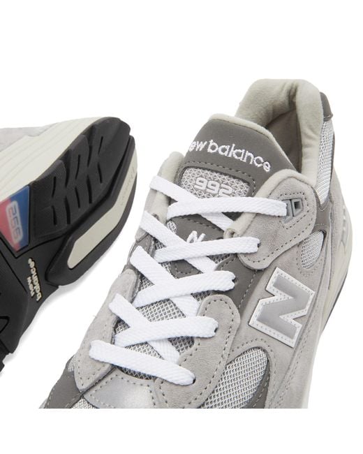 New Balance White U992Gy Sneaker