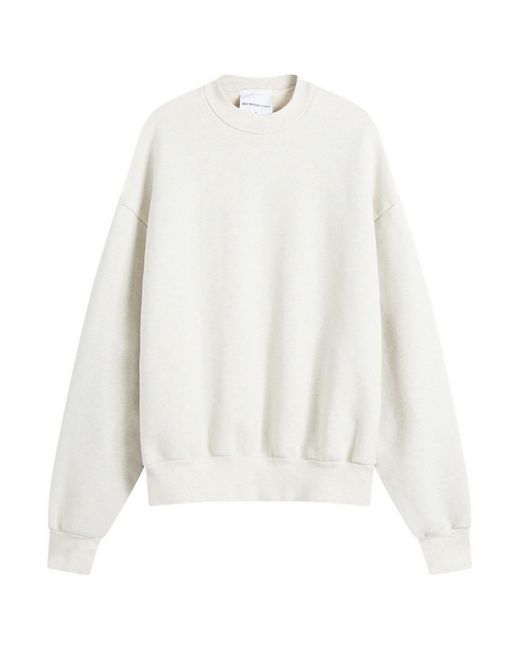 MKI Miyuki-Zoku White Superweight Crewneck Sweatshirt for men