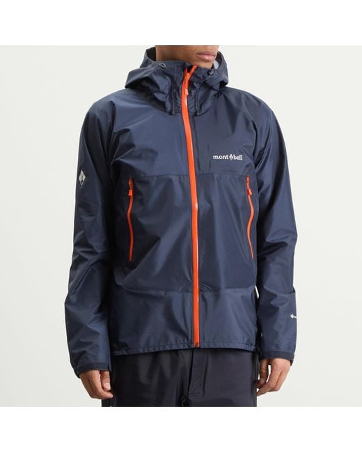 Montbell Blue Rain Dancer Jacket for men