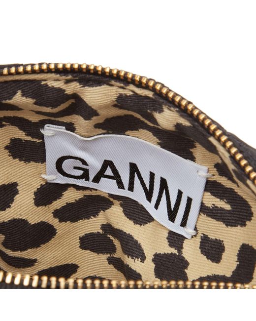 Ganni Black Butterfly Small Pouch