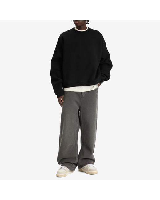 Represent Black Initial Boxy Sweater for men
