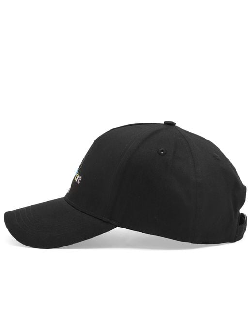 le PERE Black Charlie Logo Cap for men