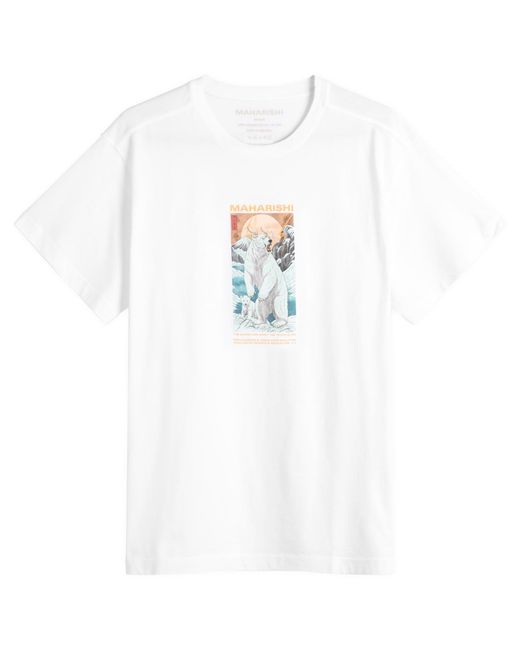 Maharishi White Alaskan Polar Bears T-Shirt for men