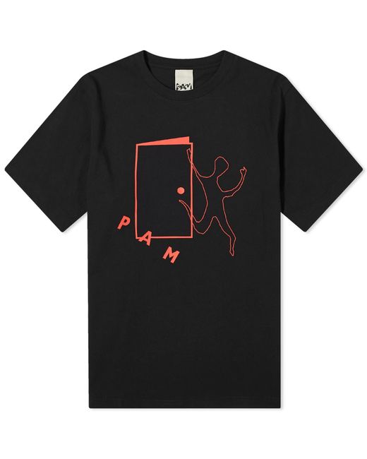 Pam Black Open Door T-Shirt for men