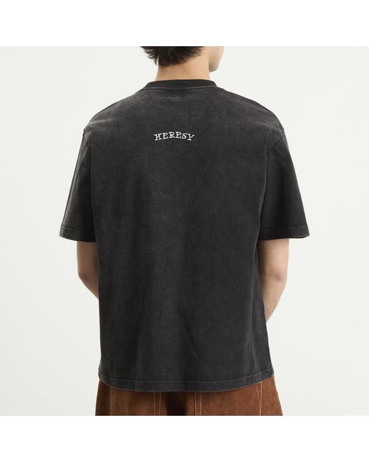 Heresy Black Arch Pocket T-Shirt for men