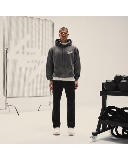 Represent Gray End. X 'Platinum' Oversized Hoodie for men