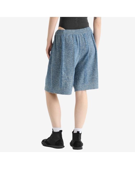 Maison Margiela Blue Knitted Shorts