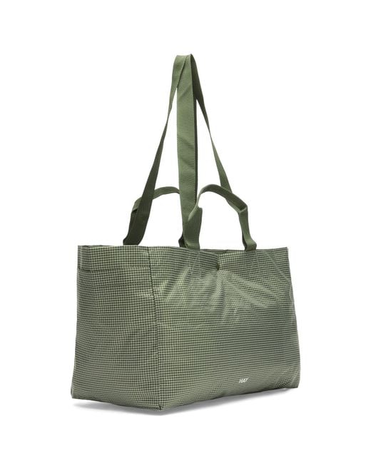 Hay Green Grid Weekend Bag