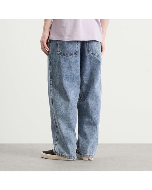 POLAR SKATE Blue Big Boy Loose Tapered Jeans for men