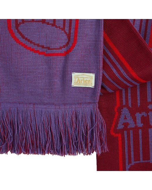 Aries Purple Column Scarf