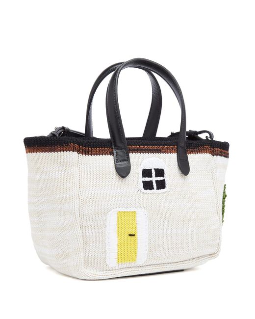 J.W. Anderson White House Mini Belt Tote
