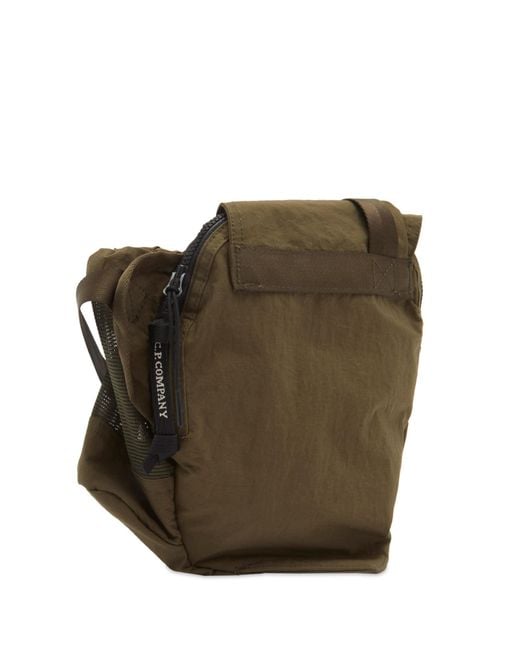 C P Company Green Lens Mini Bag for men