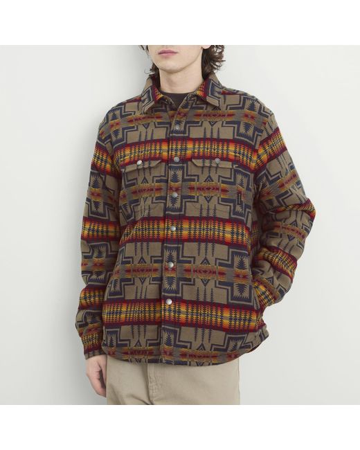 Pendleton Brown Bay City Overshirt for men