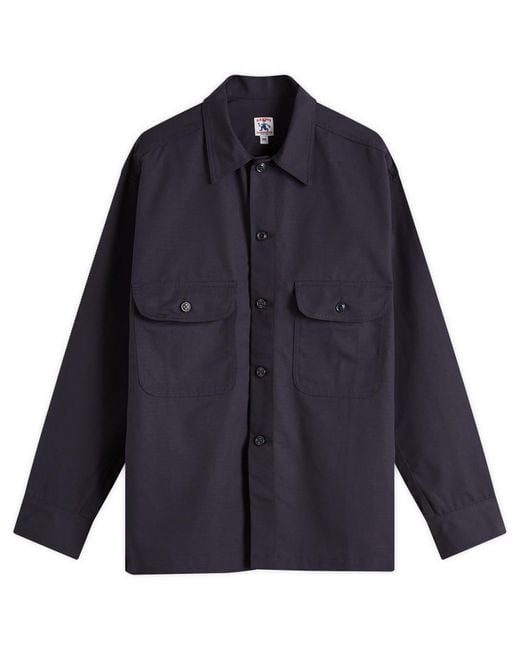 Randy's Garments Blue Overshirt for men