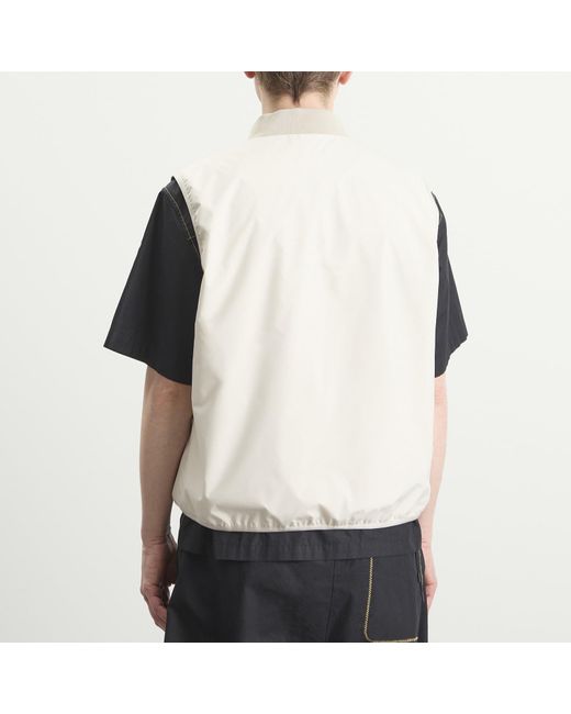Moncler White Hemmoor Jacket With Removable Gilet for men